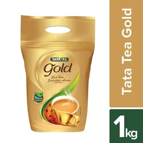 Tata Tea Gold Assam Teas With Gently Rolled Aromatic Long Leaves, Rich & Aromatic Chai, Black Tea, 1 kg