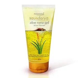 Patanjali Saundarya Alove Vera Gel Kesar Chandan 60ml