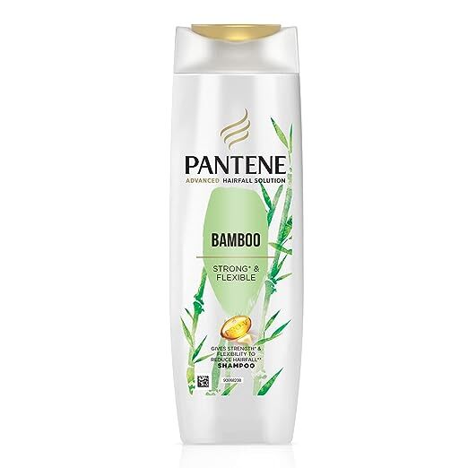 Pantene Bamboo Shampoo - Strong & Flexible, Advanced Hair Fall Solution, Protects Against Damages 340 ml