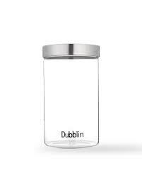 Dubblin Homeware Tiffany Barosillcate Glass Jar 1N