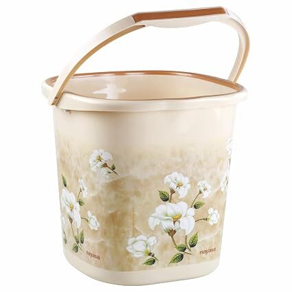Nayasa Square Ring Marble Bucket 25L