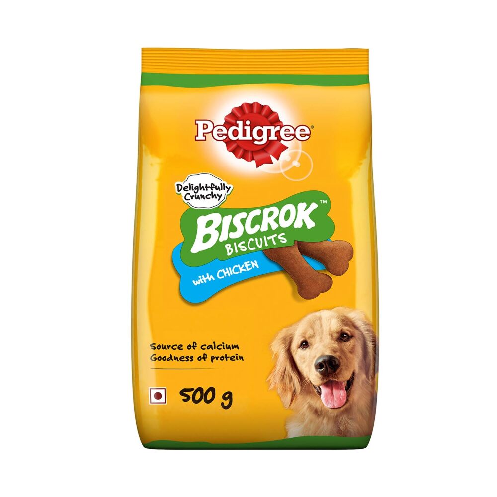 Pedigree Biscrok Biscuits With Chicken 500g