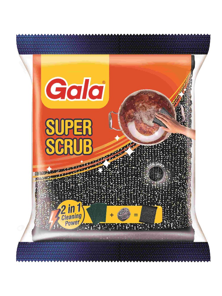 Gala Super Scrub 2 In 1 Cleaning Power, 1N