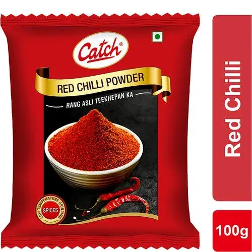 BULK DEAL-Catch Red Chilli Powder, 100 gm ( Pack of 10 )