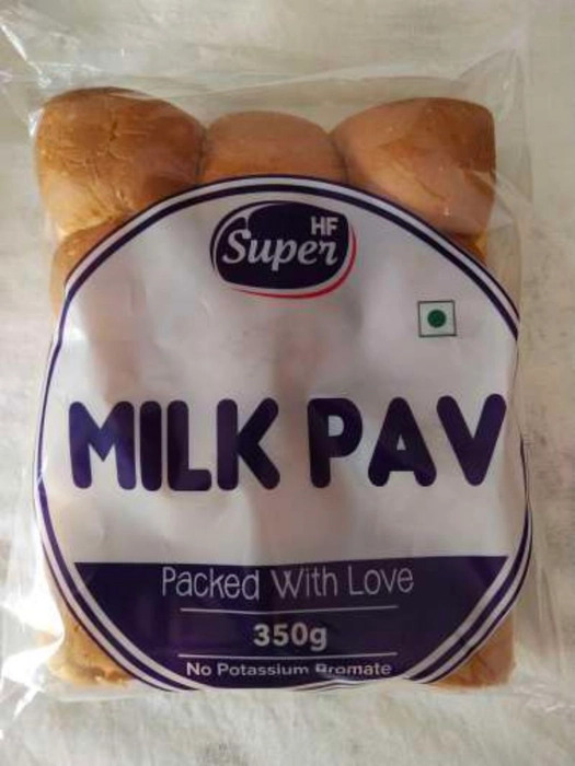 Hf Super Milk Pav Bread 350g