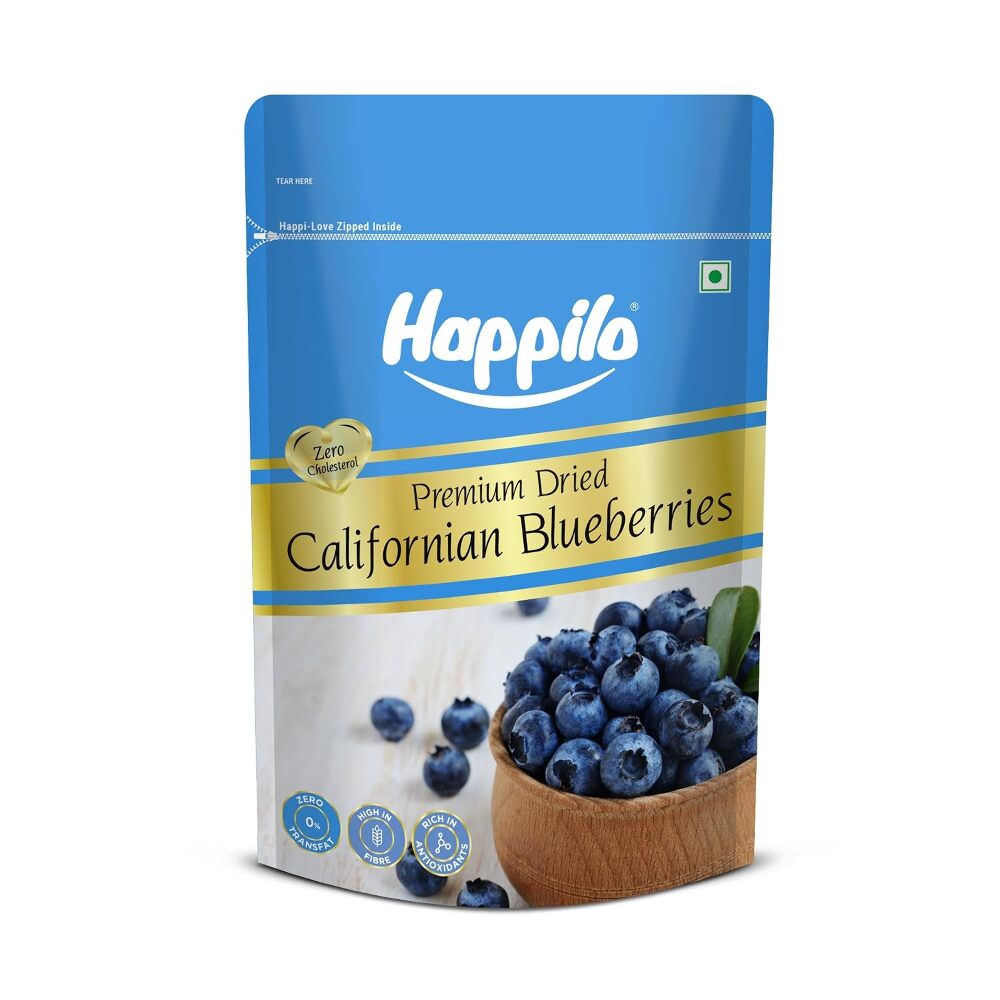 Happilo Premium Dried Californian Blueberries 150gm