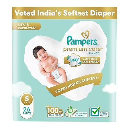 Pampers Premium Care Pants Cottony Softness New Baby 30 Pants