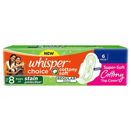 Whisper Choice Aloe XL 6s