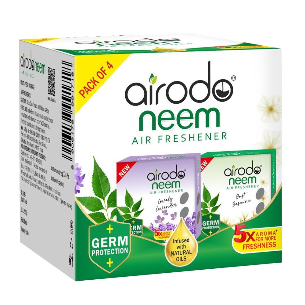 Airodo Neem Pack Of 4 Air Freshener 200gm