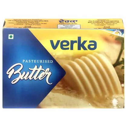 Verka Pasteurised Butter, 100g