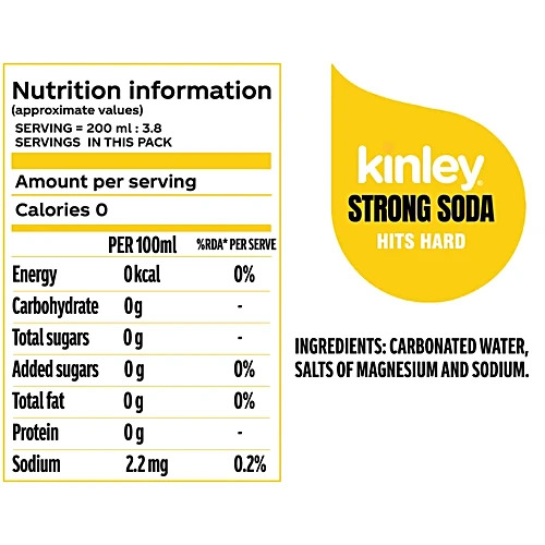 Kinley Strong Soda Orignal 750ml