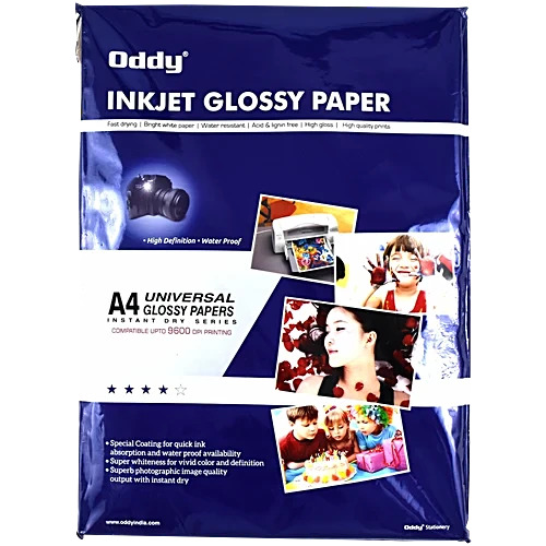 Oddy A4 universal Glossy Papers 1 set