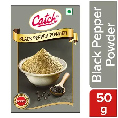 BULK DEAL - Catch Black Pepper Powder, 50 gm ( Pack of 10 )