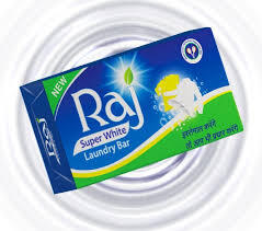 Raj Super White Laundry Bar 125+25g Free