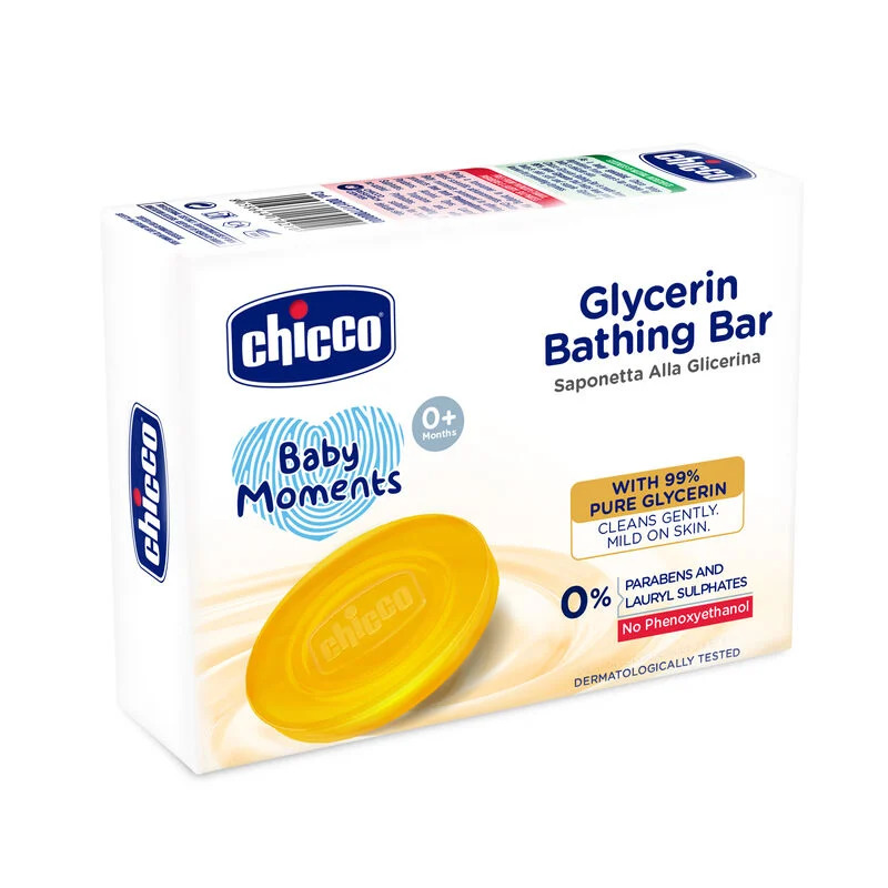 Chicco Glycerin Bathing Bar, 75g