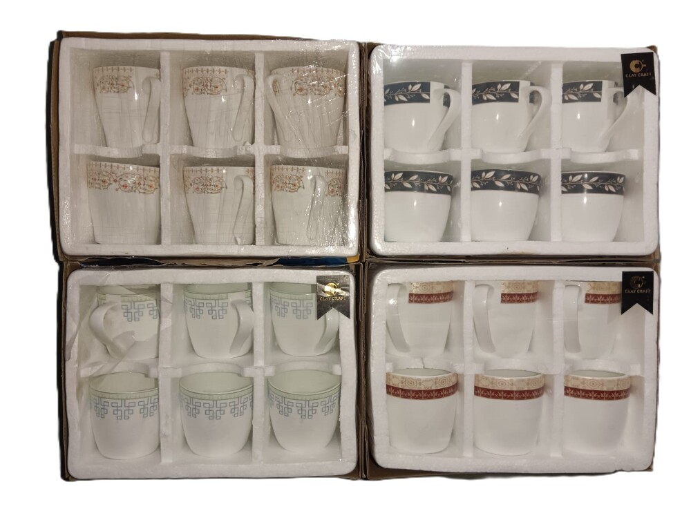 Clay Craft Coffee Mug Big 6pc Super Alton 6N