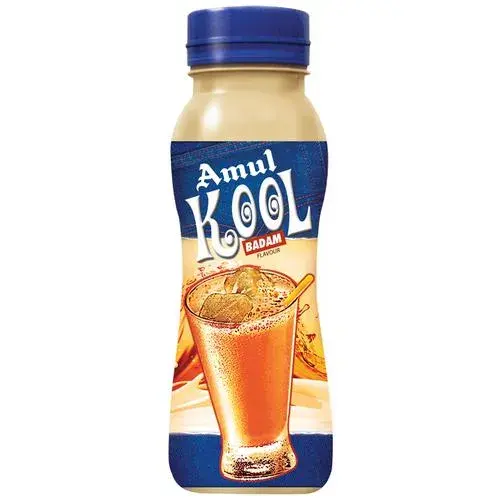 Amul Kool Milk-Badam Flavour, 180 ml