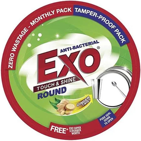 Exo Anti Bacterial Round Dish Bar, 500G