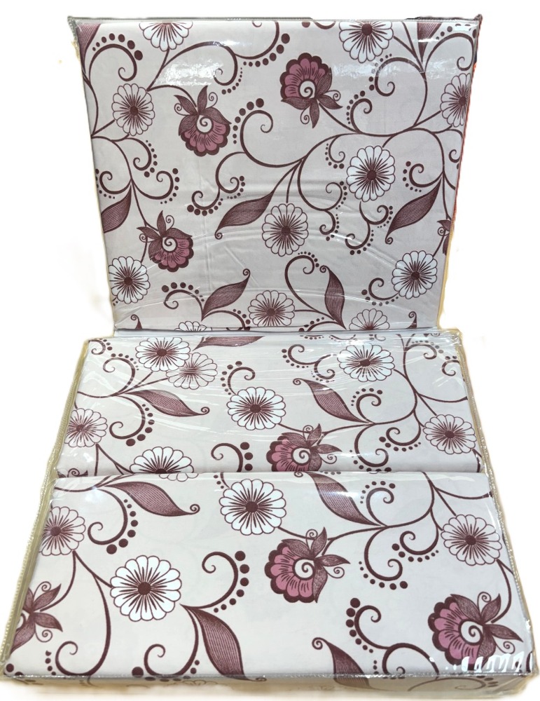 Fiesta Live King Bellovita Modern Decore Personified Pretty Prints King Size Bed Sheet 3pcs, 108*108