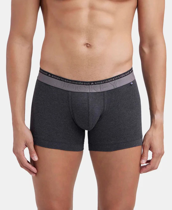 Jockey USA Originals Trunk US60 Stretch S-Size Black Melange