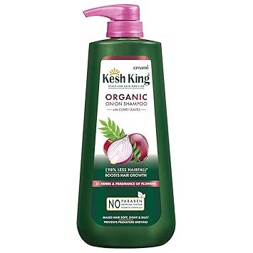 Kesh King Organic Onion Shampoo With Curry Leaves 600ml