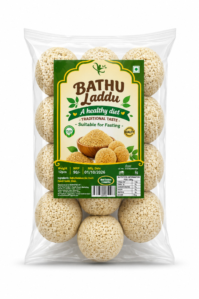 A Healthy Diet Bathu Laddu 12Pcs