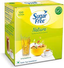 Sugar Free Natura, 100 Sachet 75g Tablet Top Sweetener