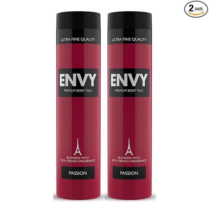 ENVY PASSION TALCUM POWDER, 300gm Each, Pack of 2