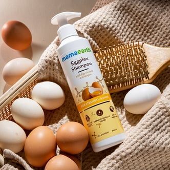 Mamaearth Eggplex Shampoo with Egg Protein & Collagen for Strength and Shine - 250 ml