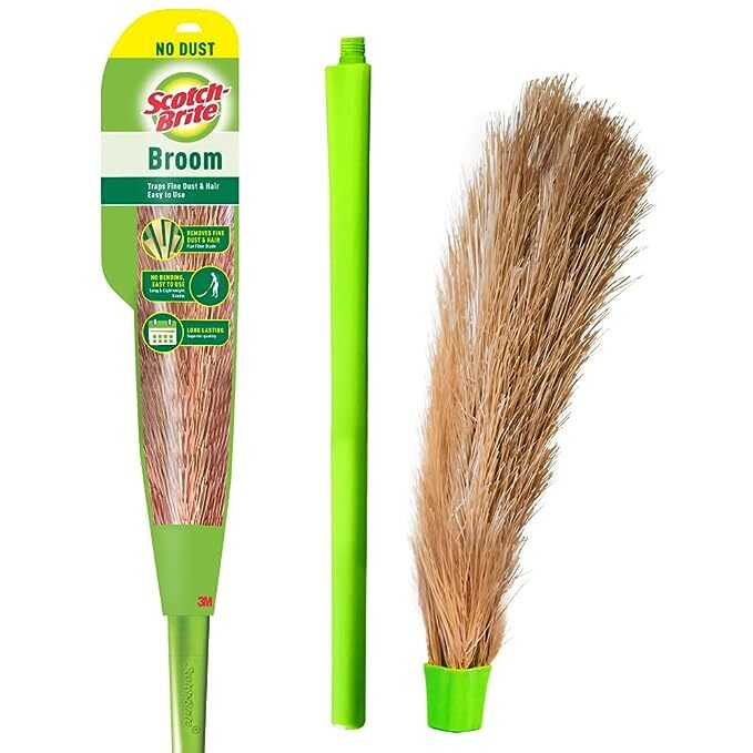 Scotch-Brite Fiber Broom, Pack of 1