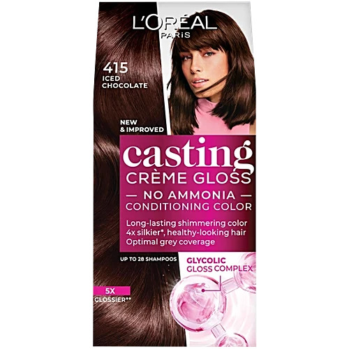 L’Oréal Paris Casting Crème Gloss – Shade 415 (Ice Chocolate)