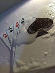 Opel Gold Plastic Playing Cards - Pack of 1