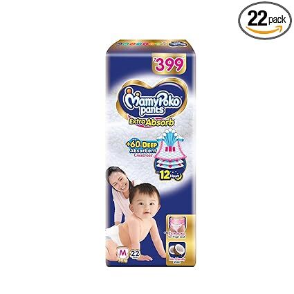 Mamy Poko Pants Extra Absorb 22 Pants M 7-12KGkg
