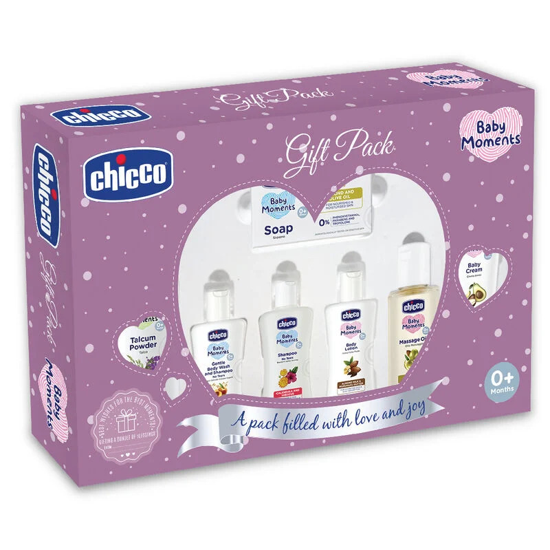 Chicco baby caring set purple