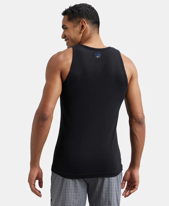 Jockey Pop Colour Vest FP04-01 M-Size Charcoal Mel