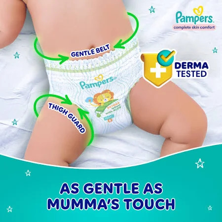 Pampers All-Round Protection Anti-Rash Blanket M 7-12Kg, 56Pants+12free