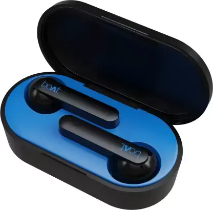 boAt Airdopes 461 Bluetooth Headset  (Bold Blue, True Wireless)