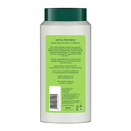 Biotique Soya Protein Intense Repair Shampoo & Conditioner, 340 ml