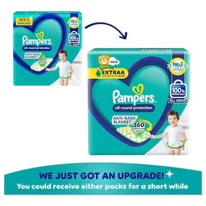 Pampers Anti Rash Blanket XL 36 Pants