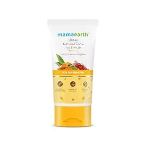 Mamaearth Ubtan Natural Glow Face Wash with Turmeric & Saffron 150ml