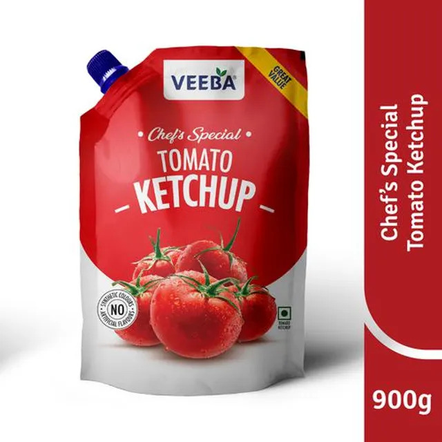 VEEBA Tomato Ketchup Chef Special, 900 gm