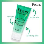 Pears Oil Clear Gentle Ultra Mild Daily Cleansing Facewash For Oil Free Matte Look, 60 g