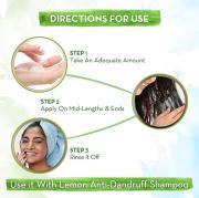 Mamaearth Lemon Anti-Dandruff Shampoo with Lemon & Ginger for up to 100% Dandruff & Itch-free Scalp- 250 ml
