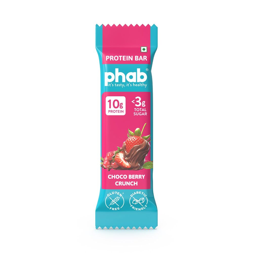 Phab Choco Berry Crunch Protein Bar 50gm