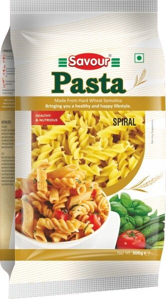 Savour pasta made from hard wheat semolina spiral 500g