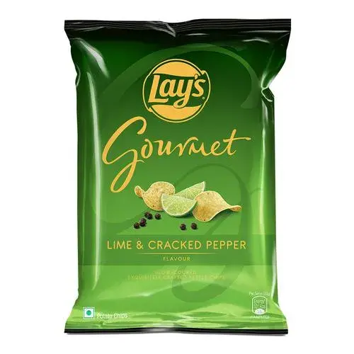 Lays Gourmet Potato Chips - Lime & Cracked Pepper, 55 g