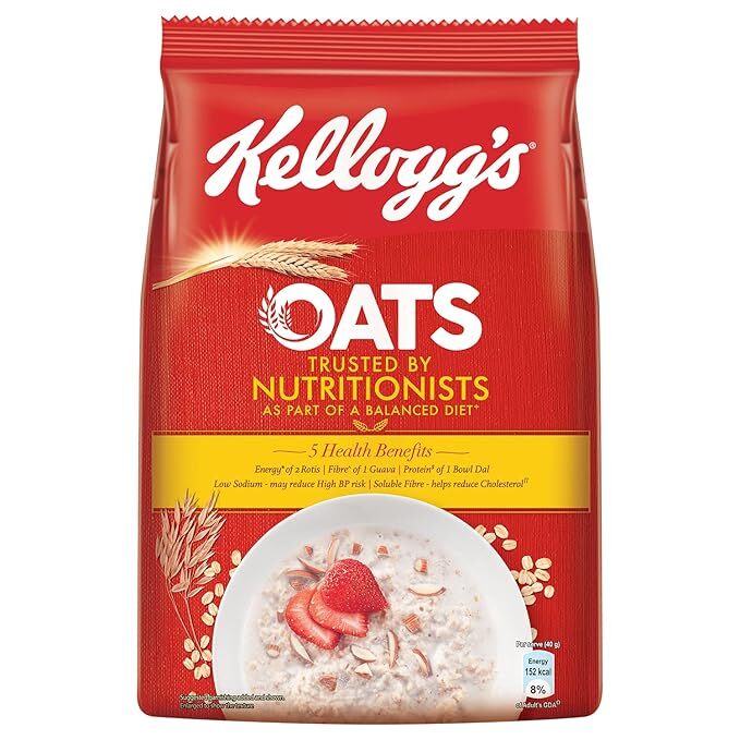 Kellogg's Oats Rolled Oats High in Protein and Fibre Low in Sodium 400g