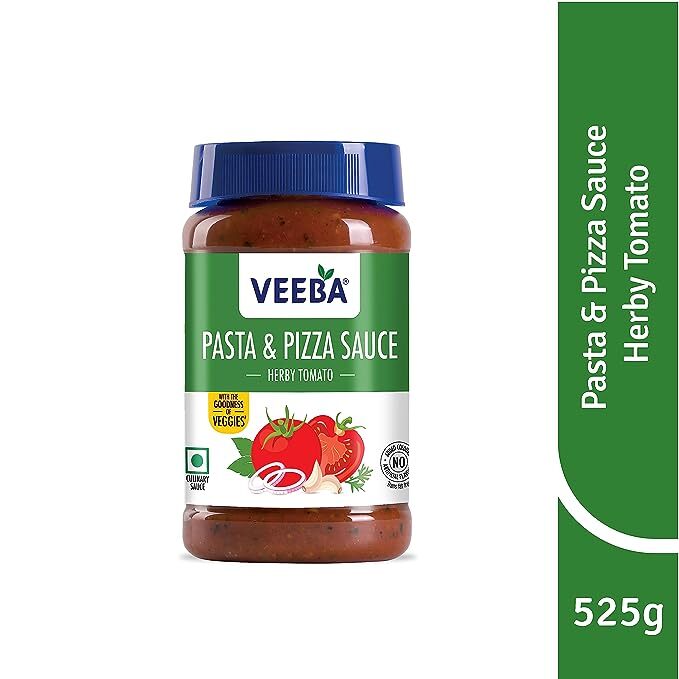 VEEBA Pasta & Pizza Sauce Herby Tomato, 525 g