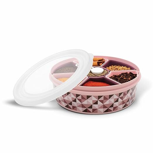 Asian Plastic Aroma Spice Box 7 Compartment