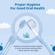 CHICCO TOOTHBRUSH FOR KIDS FOR 6-36 MONTH BABY 1N |SKY BLUE |